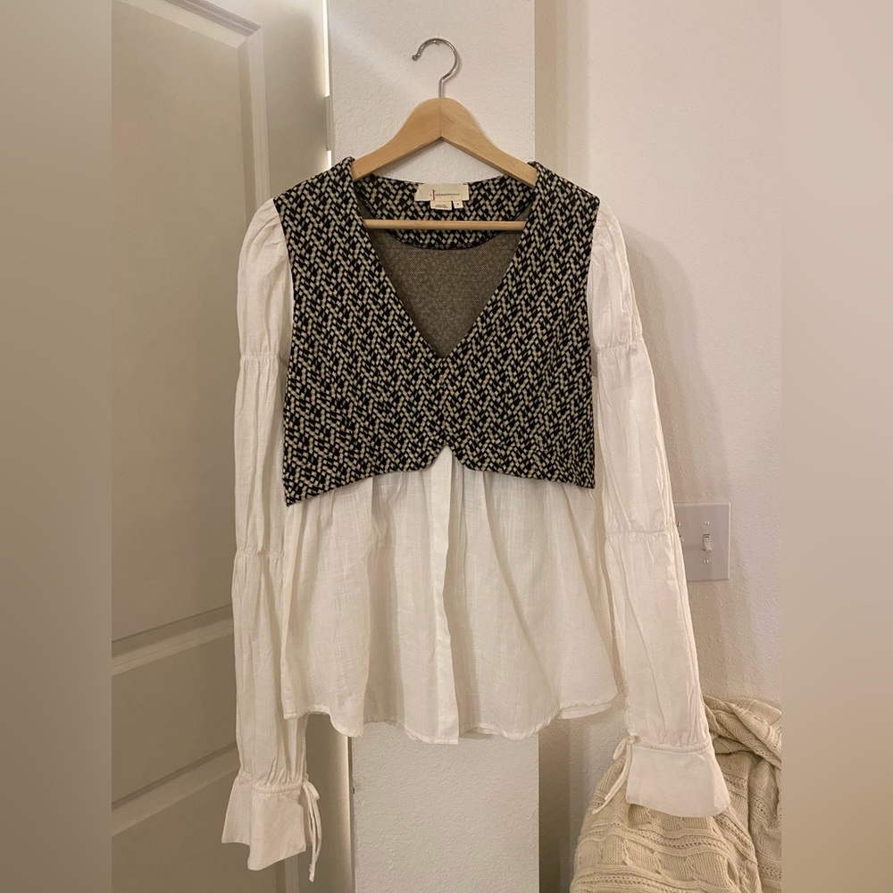 Anthropologie Blouse Size Medium
